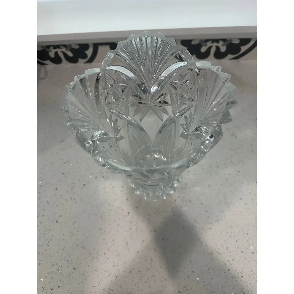 J.G Durand Cristal D'Arques Vincennes Cut Lead Crystal Vase 11.75